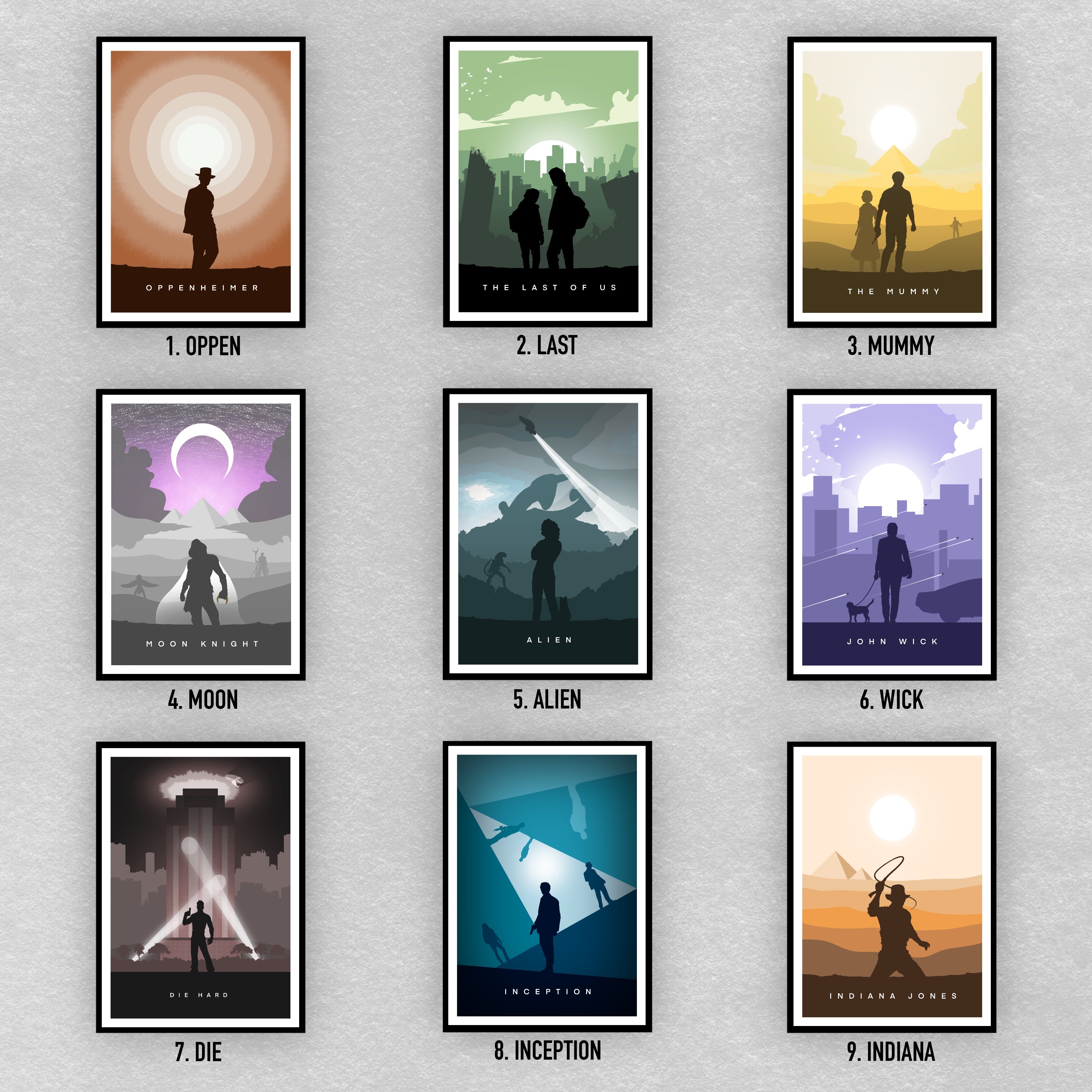 Alternative Movie Prints: Minimalist Design Film Posters