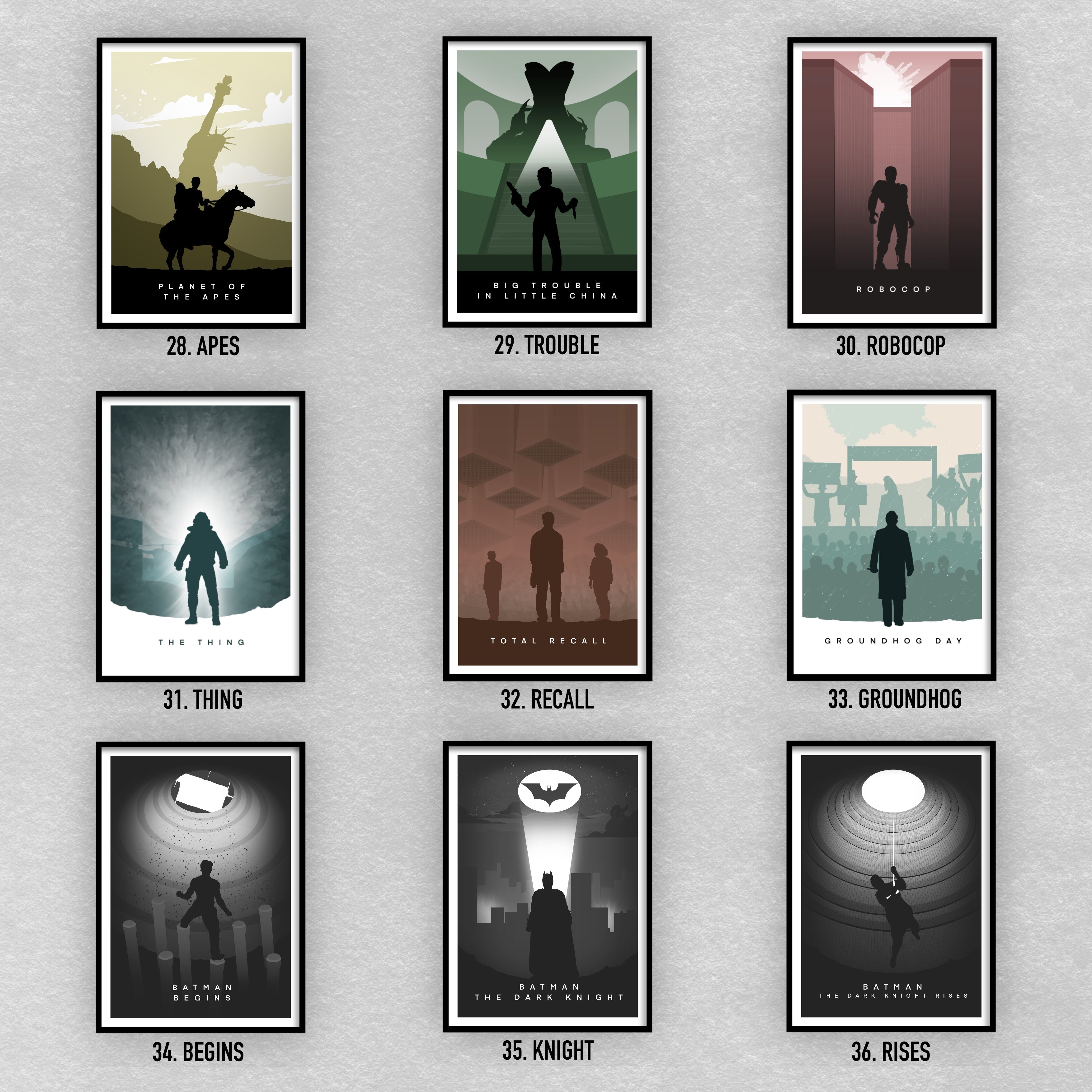 Alternative Movie Prints: Minimalist Design Film Posters