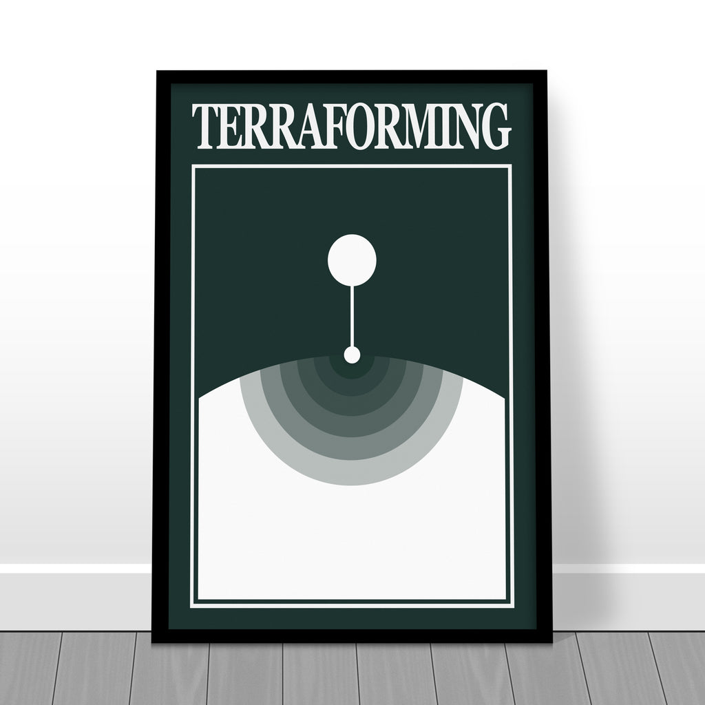 "Terraforming" Minimalist Design Print