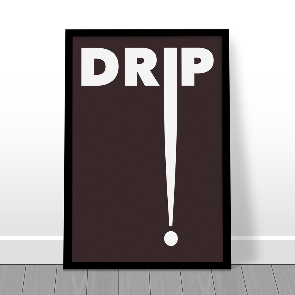 "Drip" Minimalist Design Print